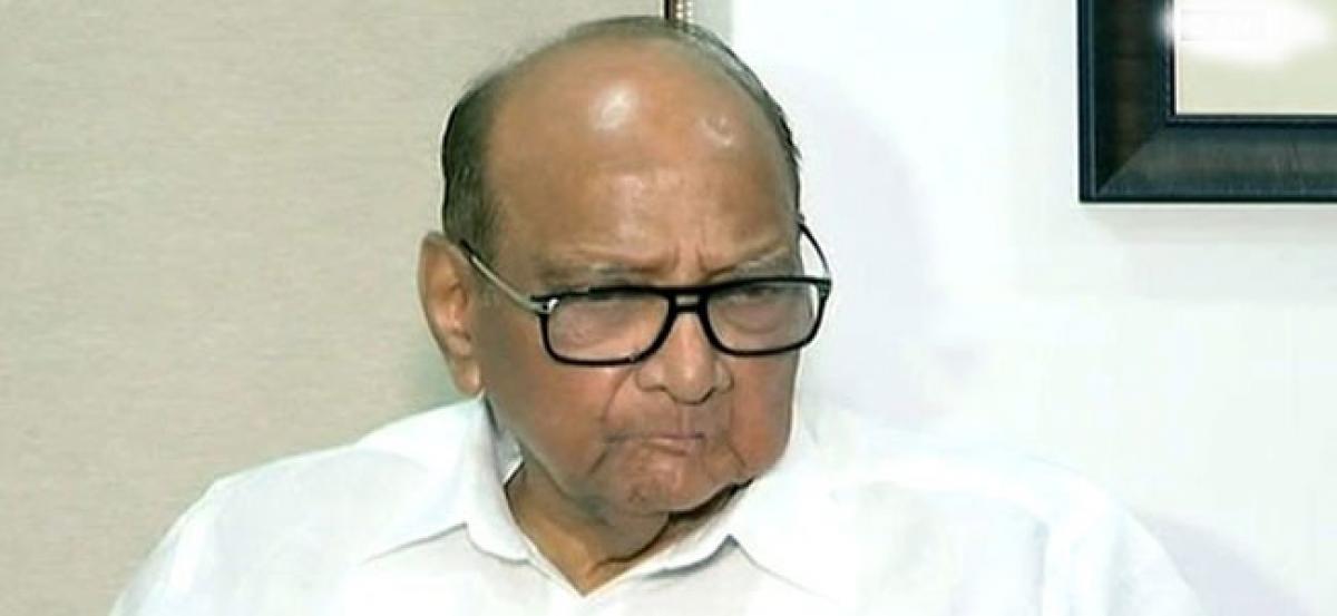 Todays political environment similar to one in 1977: Sharad Pawar