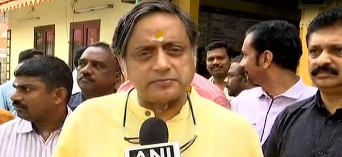 Shashi Tharoor calls BJP narrow-minded