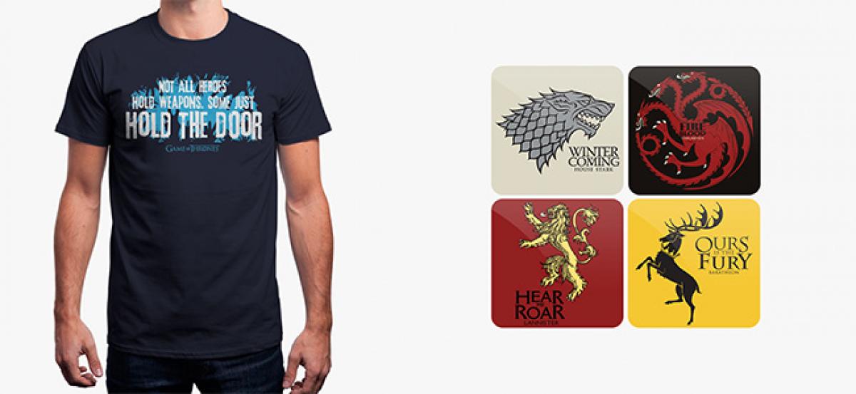 Wear Game of Thrones on your sleeve