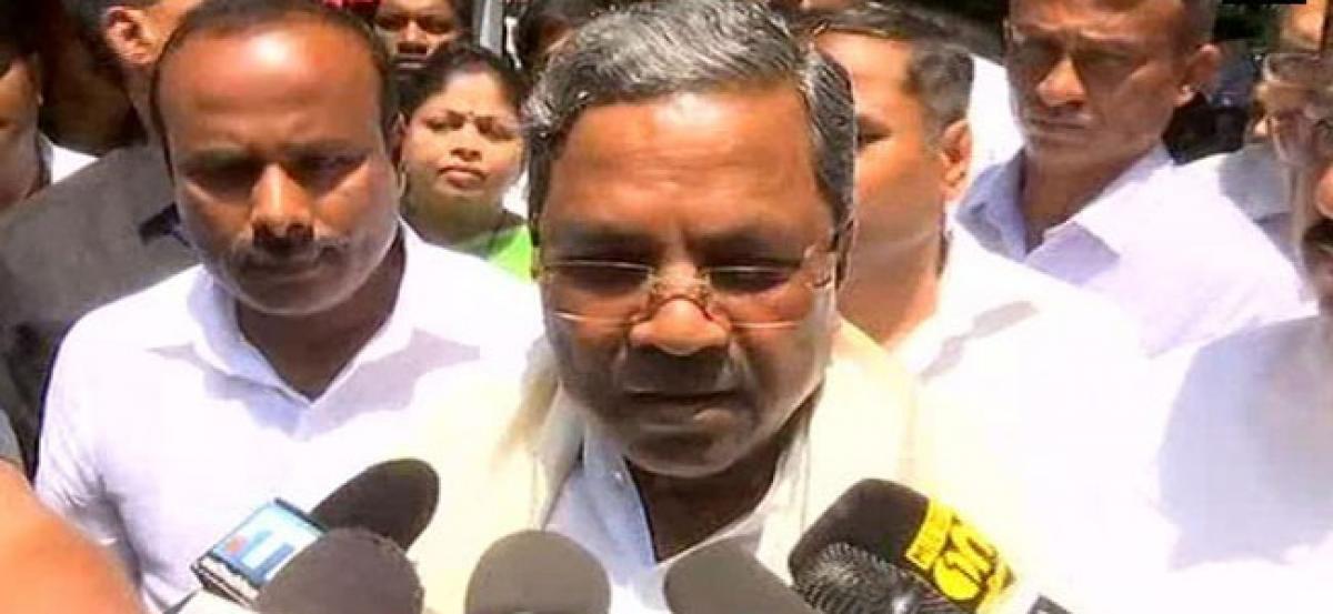 Siddaramaiah writes to PM Modi, says CMB unconstitutional