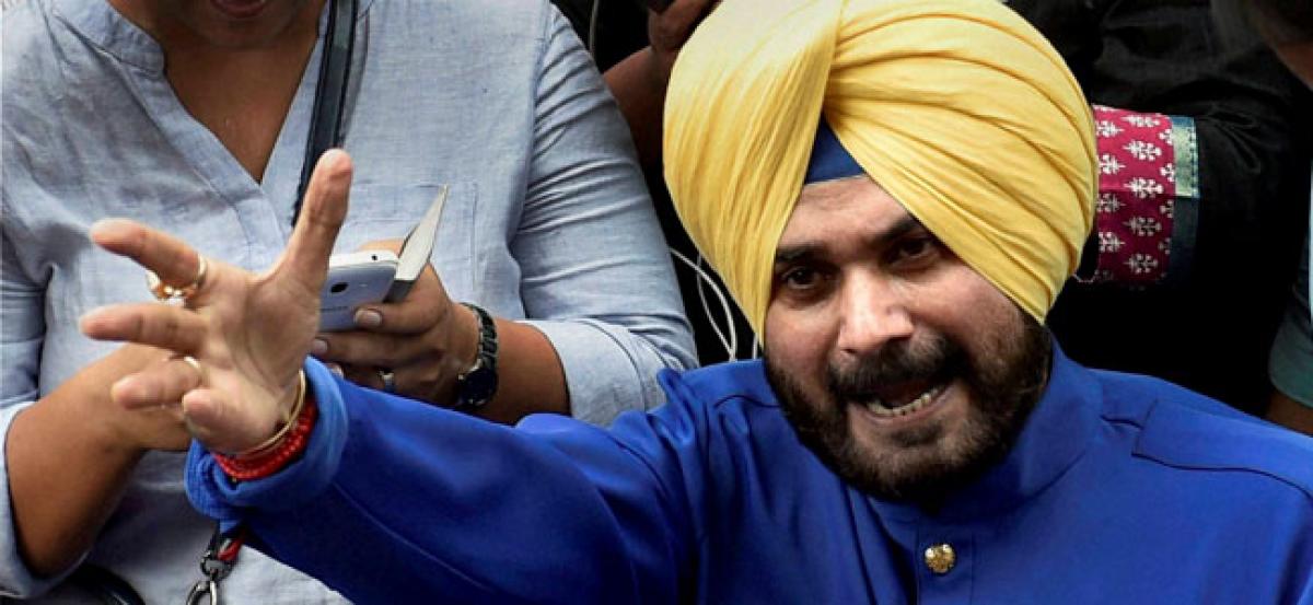 Navjot Singh Sidhu’s bank accounts seized for nonpayment of taxes