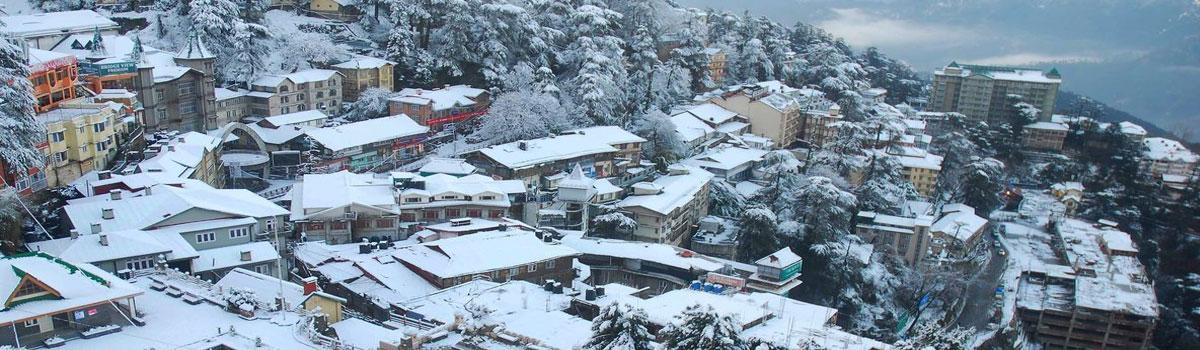 Shimla gets seasons first snowfall
