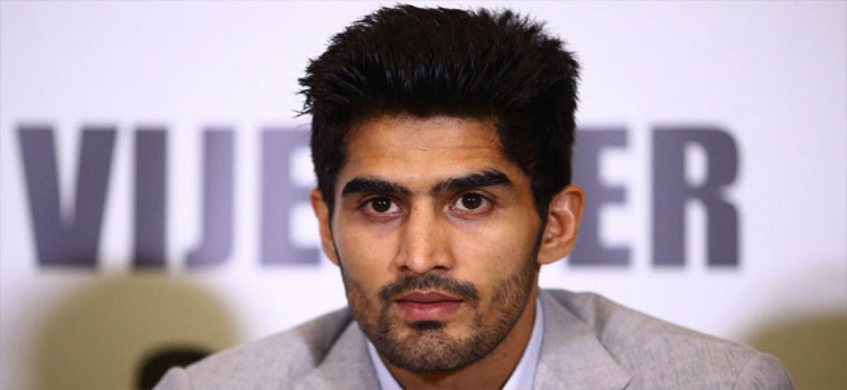 Vijender Singh raring to go