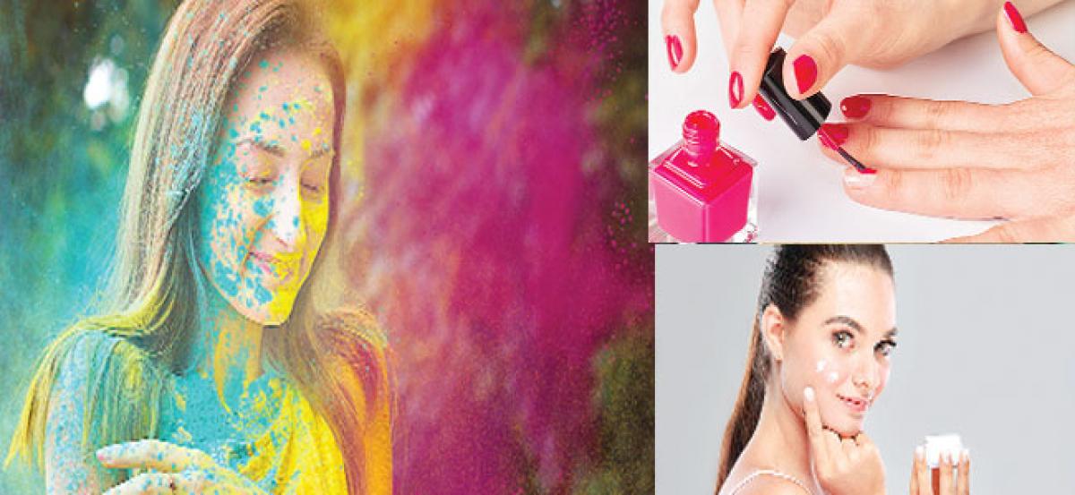 What to do before and after you go crazy with colors this Holi!