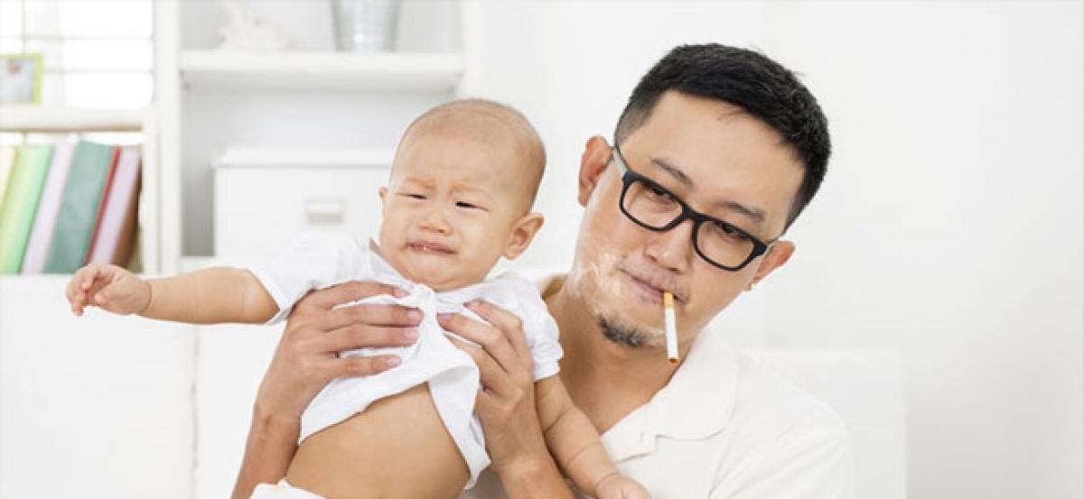 Research states that smoking at home can affect the child’s health