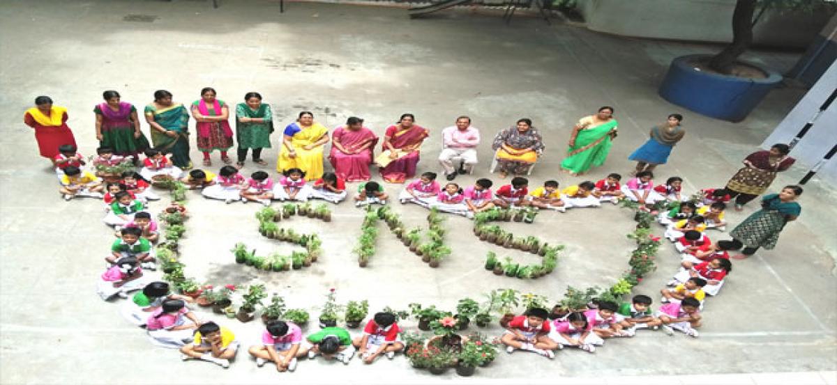 Nature Conservation Day at  Sister Nivedita School