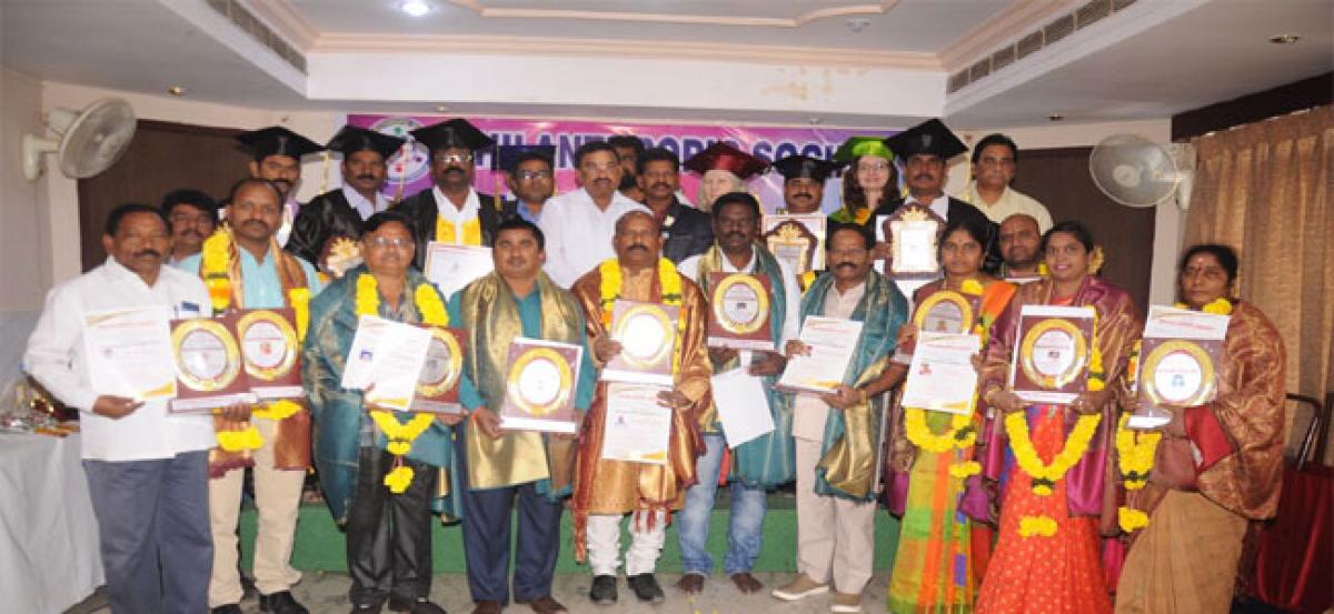 Social workers felicitated