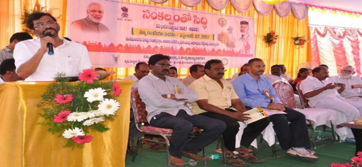 Rupees 1,127 crore earmarked for drip irrigation: Somireddy