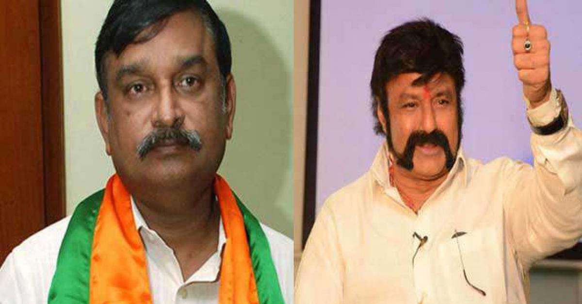 BJP leaders demand arrest of Balakrishna