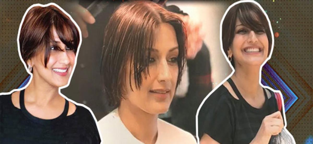 Sonali Bendre had to cut her hair due to cancer