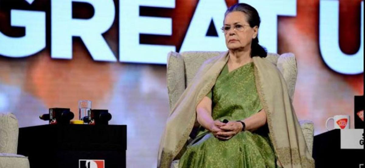 We are now presented with alternative, regressive vision: Sonia Gandhi