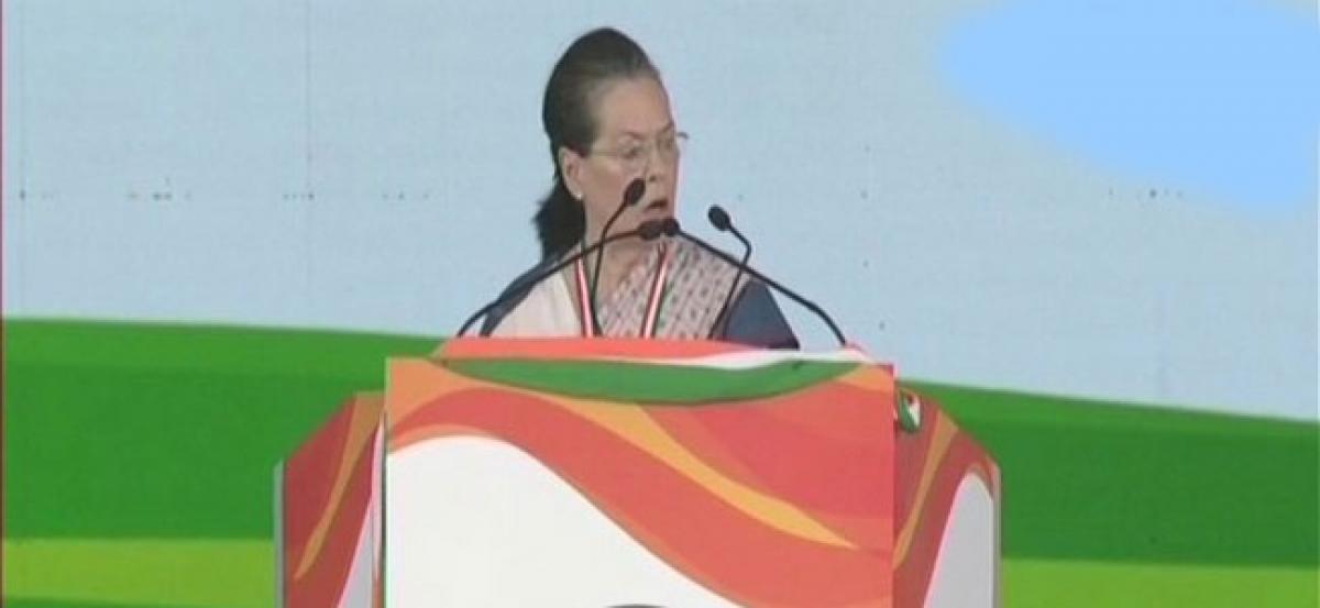 Roots of corruption became stronger under Modi govts watch: Sonia Gandhi