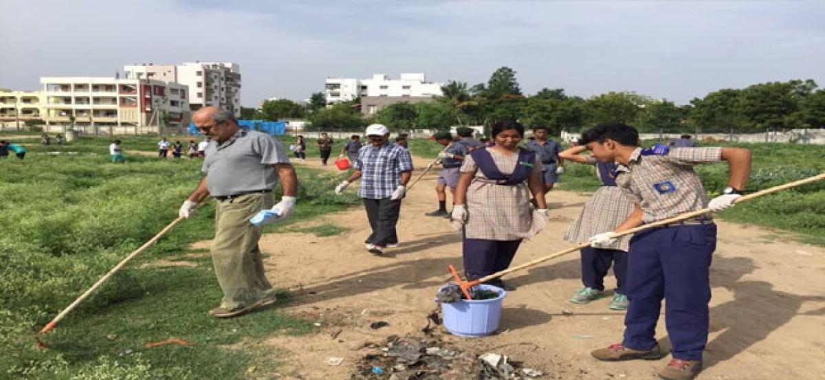 Chant  green Ganesh mantra to save lake