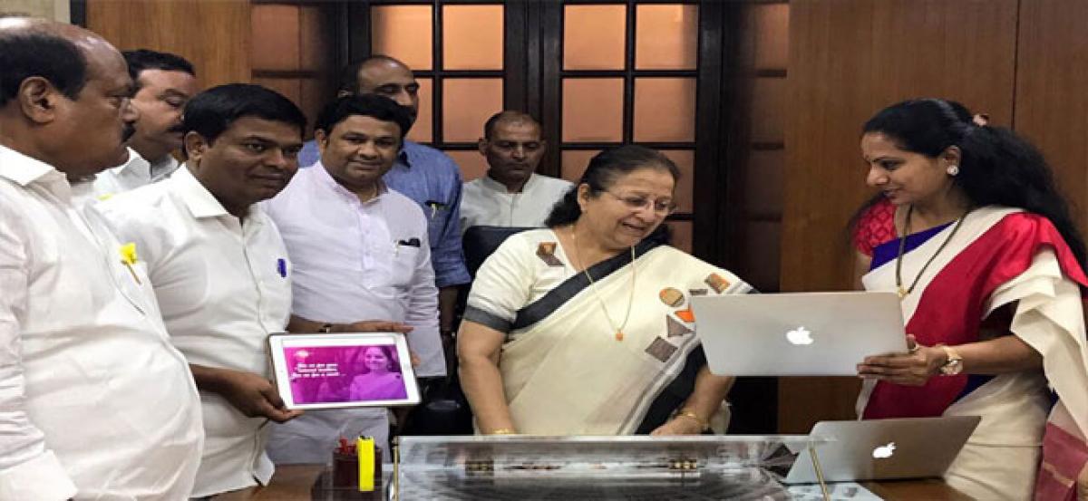 Lok Sabha Speaker launches sisters4change website