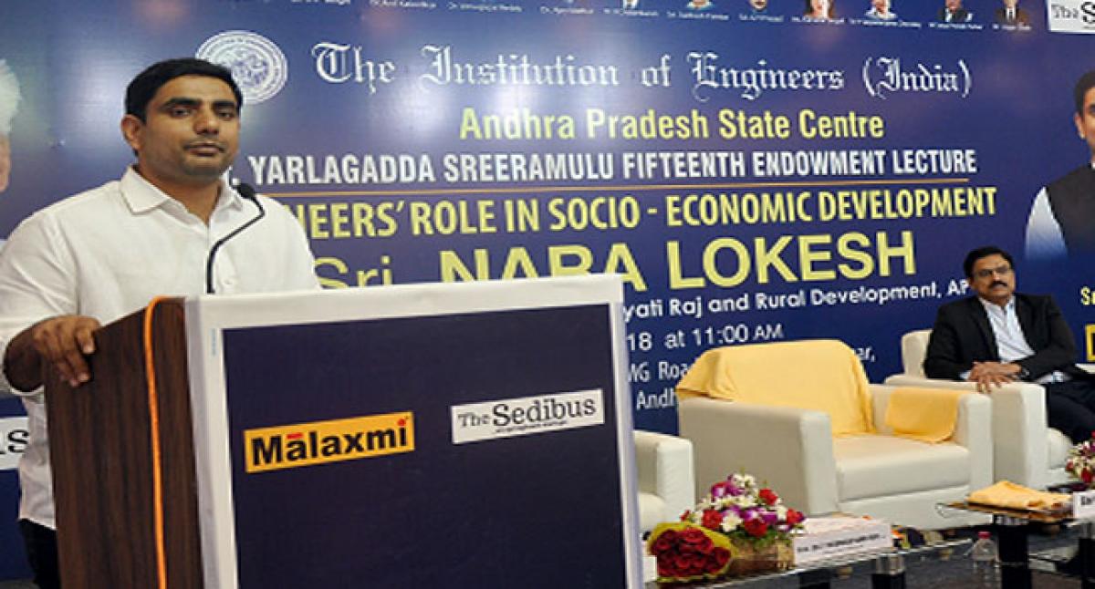Engineers hold key for next  industrial revolution: Lokesh