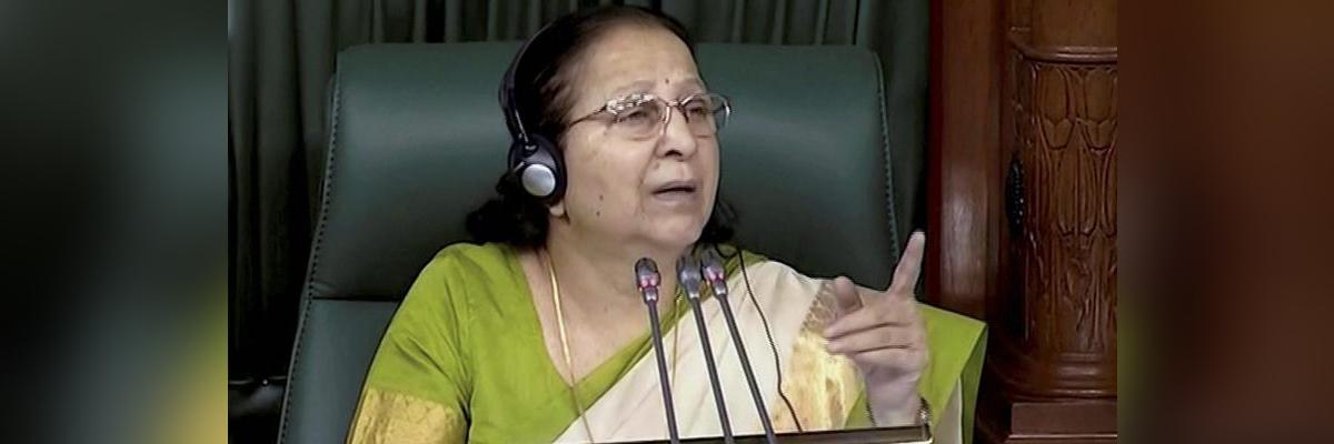Expect self-discipline from MPs:  Lok Sabha Speaker Sumitra Mahajan