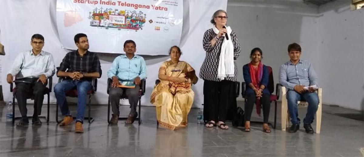 Start up India-Telangana Yatra launched at JPNCE