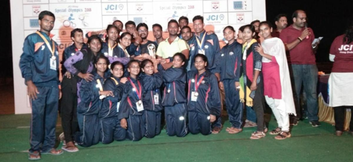 Specially-abled students win 29 medals in sports meet