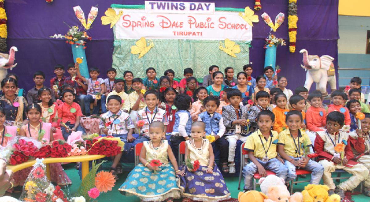 74 twins at same school make a visual delight