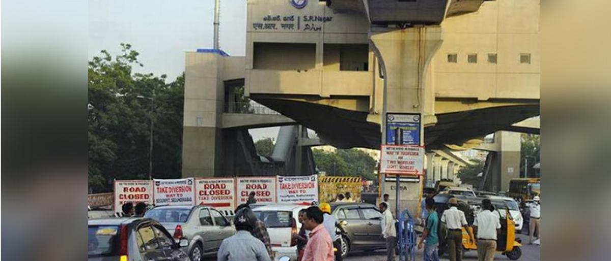 Traffic diversions along Balkampet-SR Nagar route from today