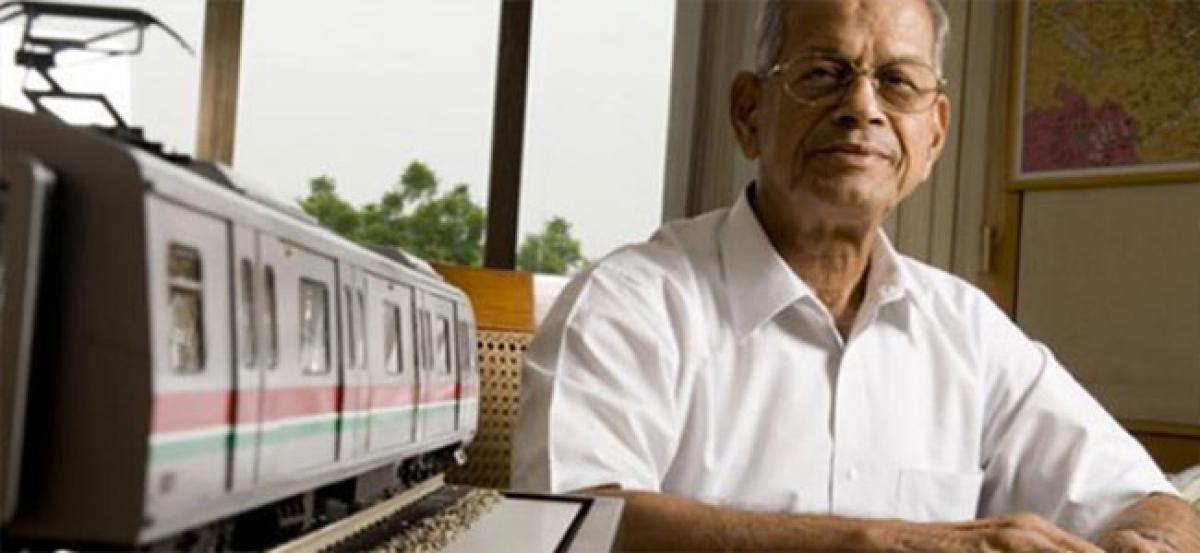 Sreedharan for medium metro rail in Vijayawada