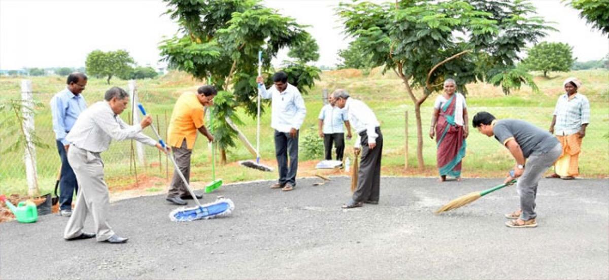 Cleanliness drive held in Sri City