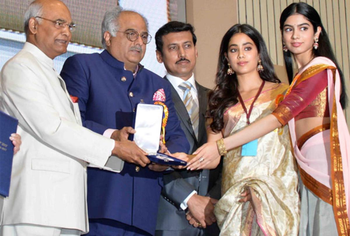 Entire Sridevi Family received her National Award