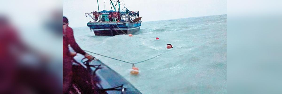 Fishermen stranded in Pakistan