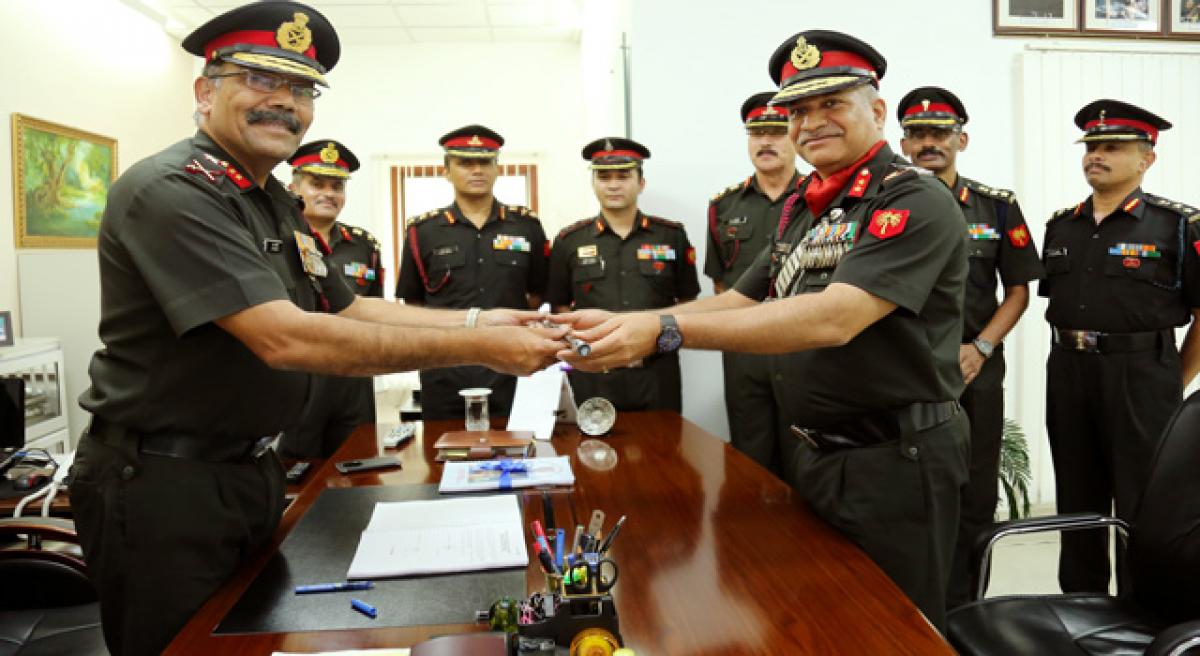 Maj Gen Srinivas Rao is new boss of Telangana and Andhra Sub Area