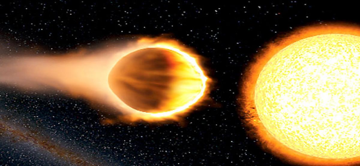 Hot exoplanet with glowing water atmosphere found
