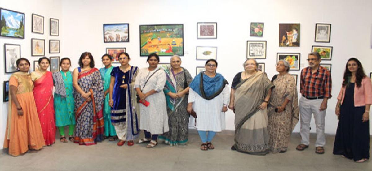 Students dazzle in art show