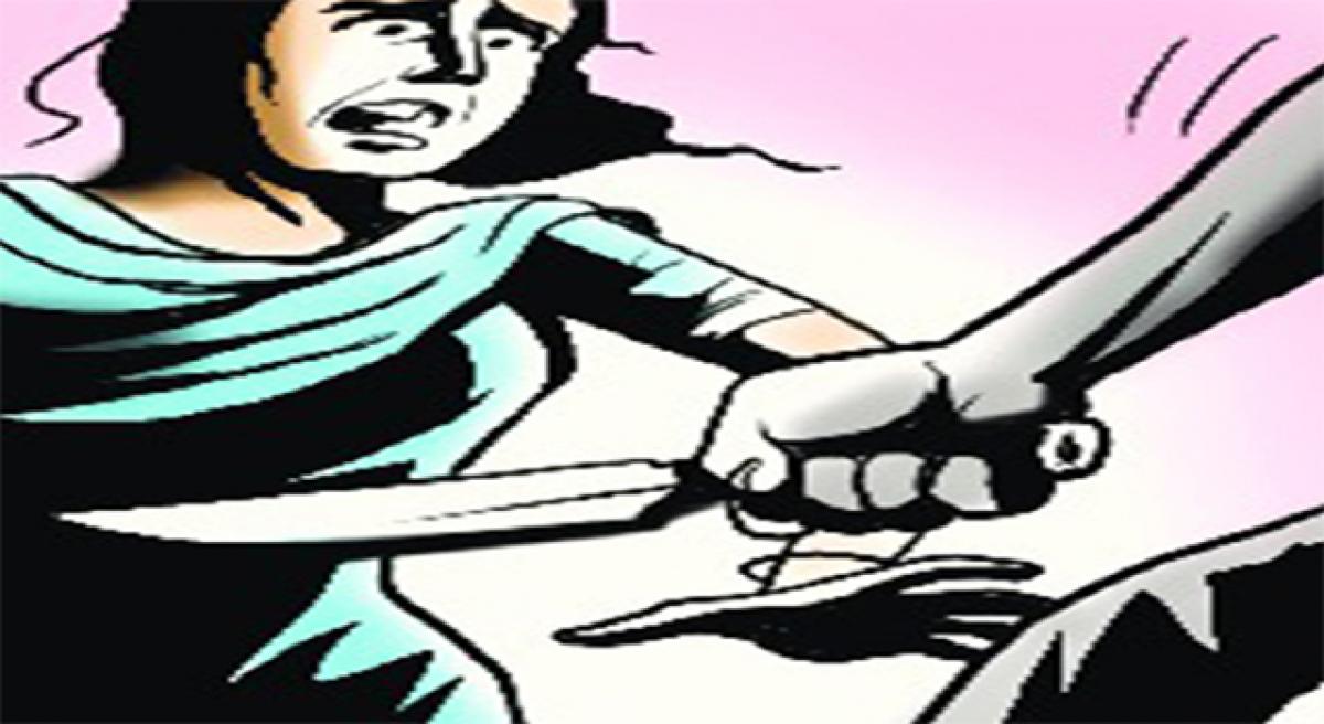 Man stabs woman, attempts suicide