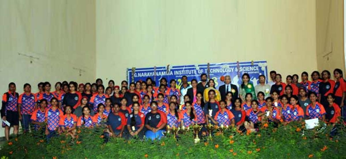 State-level engineering colleges Sports meet held