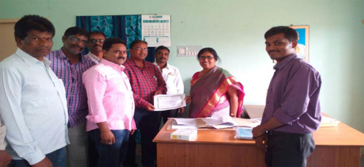 Jagityal District Medical and Health Officer honoured