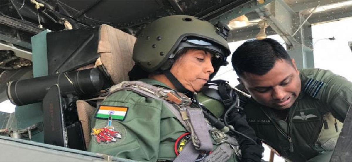Defence minister Sitharaman undertakes sortie in Sukhoi