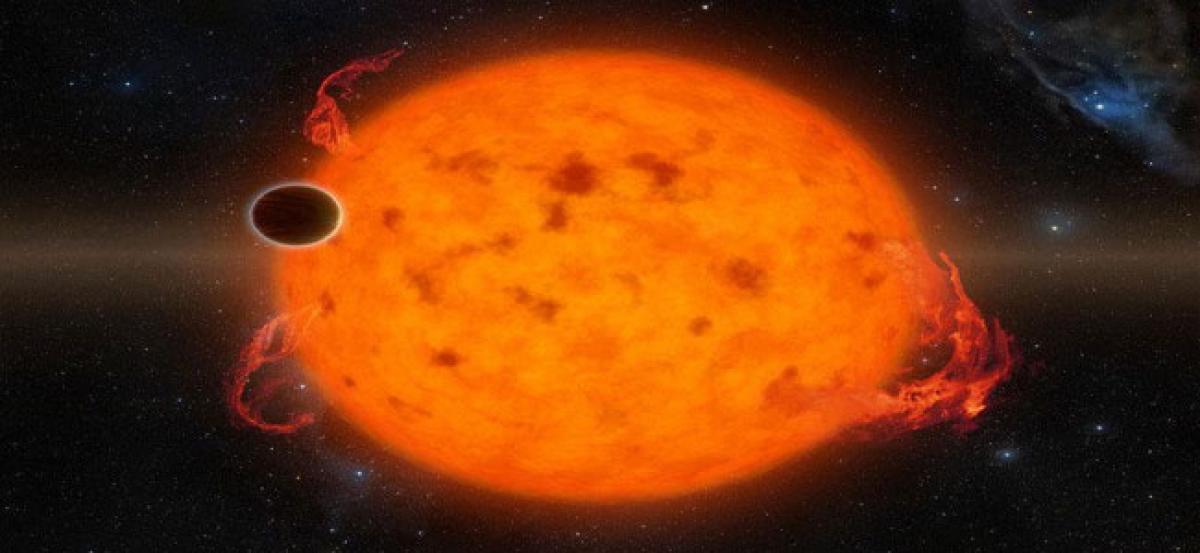 Star found eating its own planetary