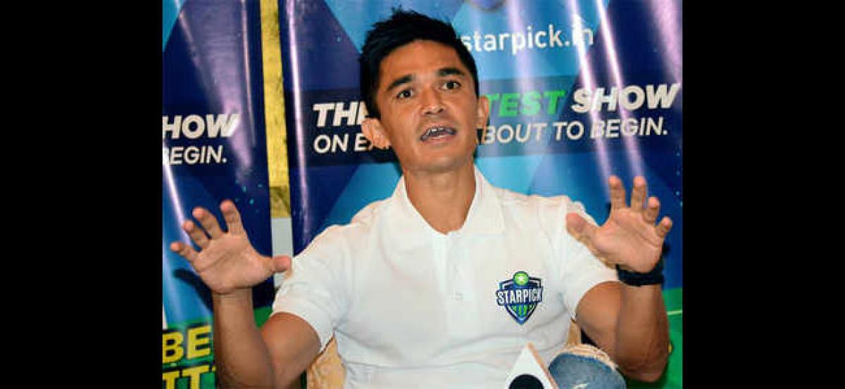 India need to play top-10 teams in Asia before Asian Cup: Sunil Chhetri