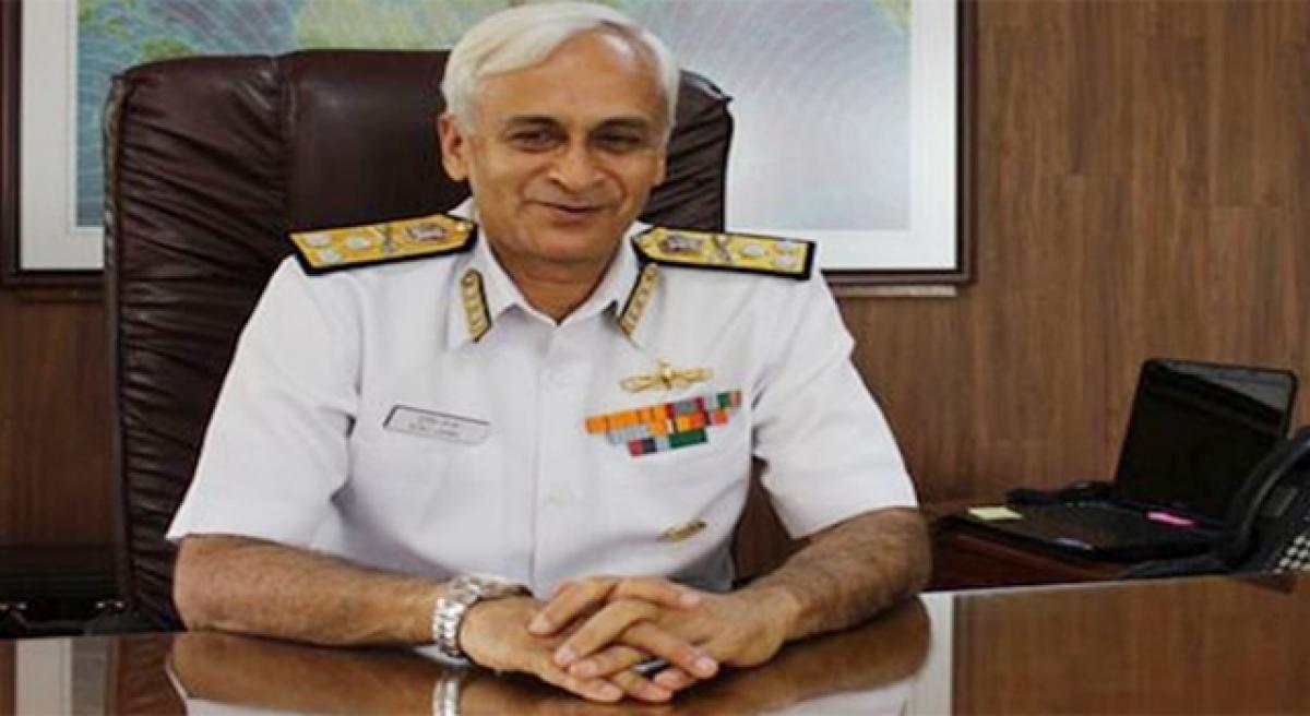 Chief of Naval Staff arrives in Vizag