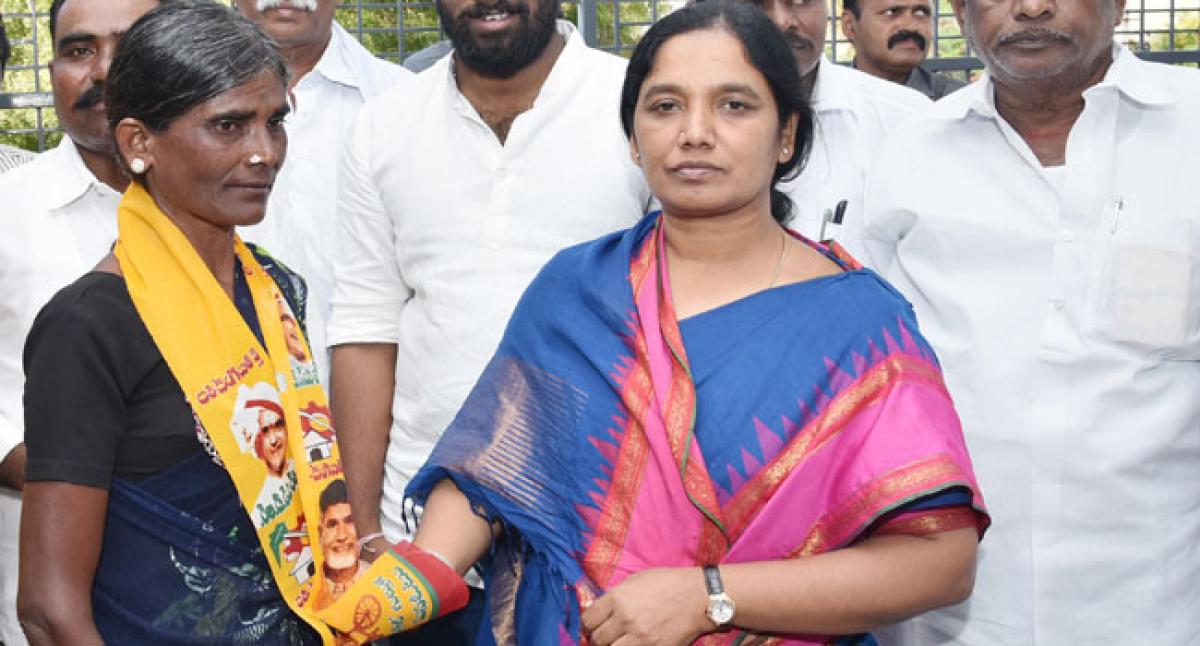 YSRCP workers join TDP in Minister’s presence