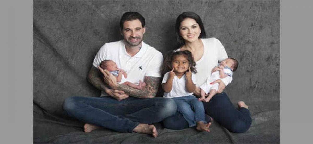 Sunny Leone welcomes sons via surrogacy