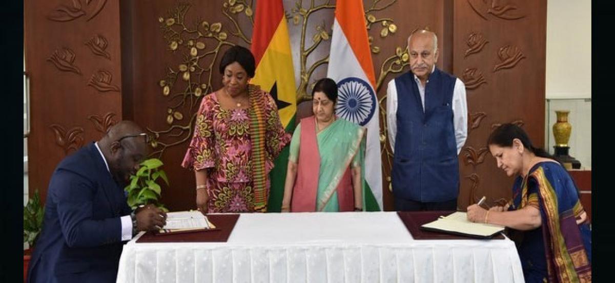 India, Ghana ink 2 MoUs