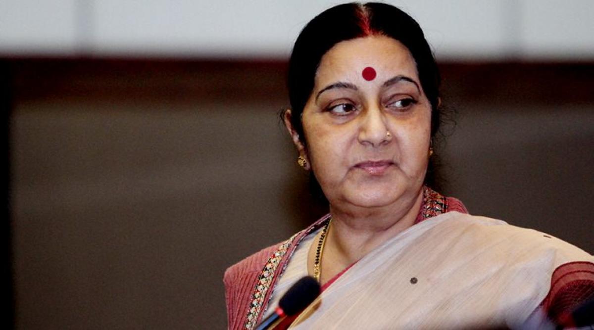 PoK part of India, will give medical visa to Ali without Azizs letter: Sushma