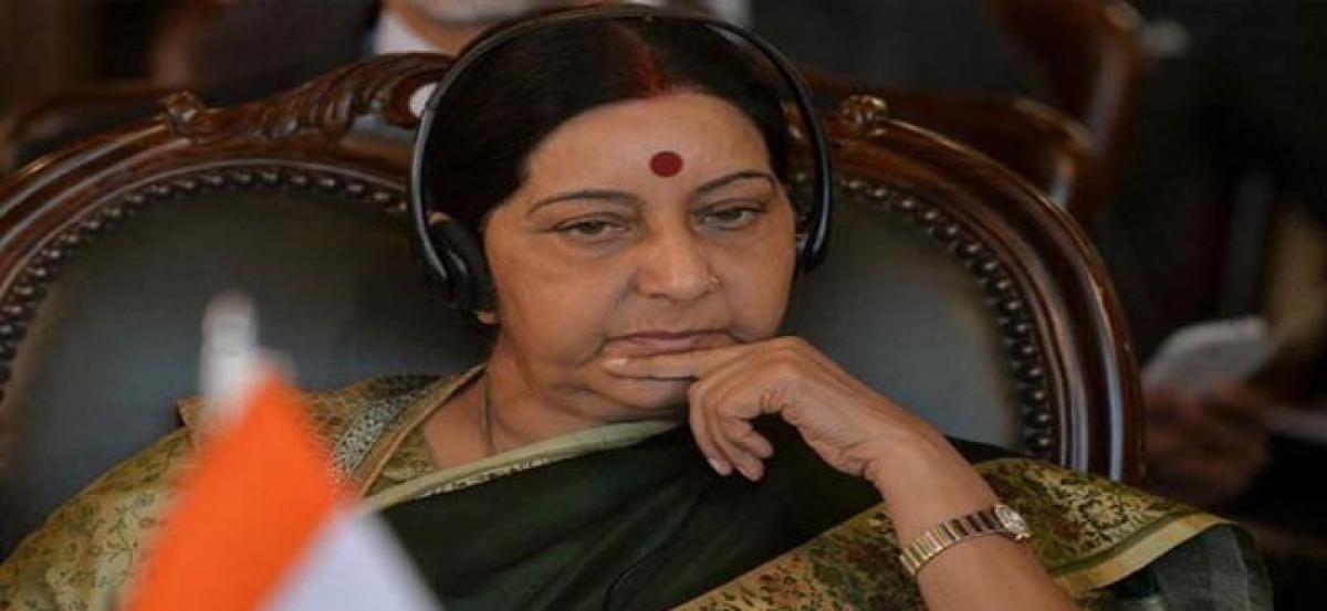 Congress to move Privilege Motion against Swaraj for misleading kin of 39 Indians
