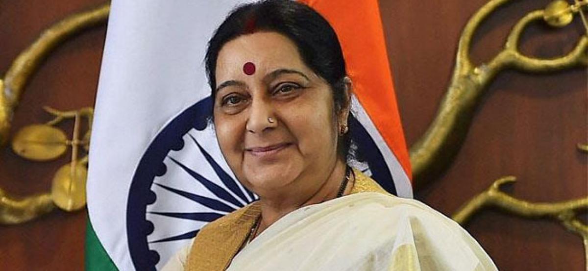 Sushma Swaraj to join 125th anniversary commemoration of Mahatma Gandhis eviction from train