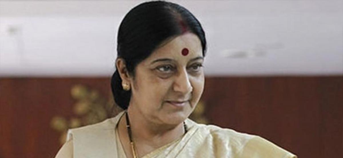 Combating climate change rooted in Indias ethos: Sushma Swaraj