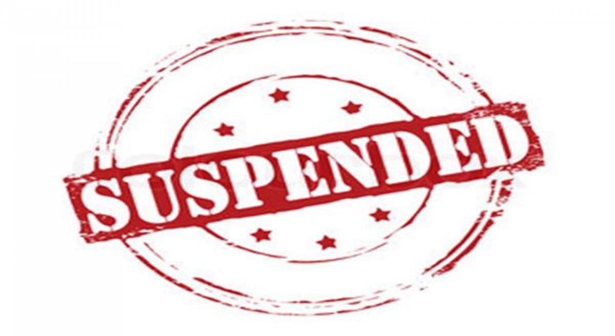 Joint Sub-Registrar suspended