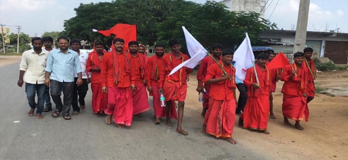 Bhavani devotees to walk-up to Tuljapur