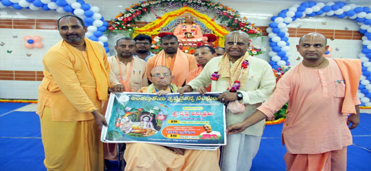 Elaborate arrangements for Krishnashtami fete: ISKCON