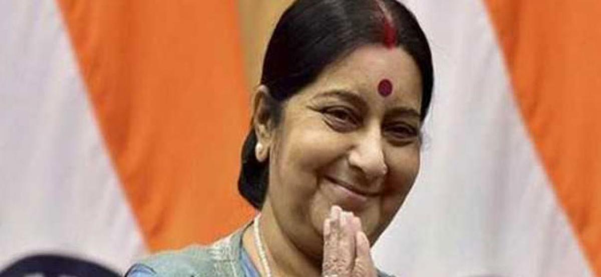 Swaraj assures help to Russian youth forced to beg in TN