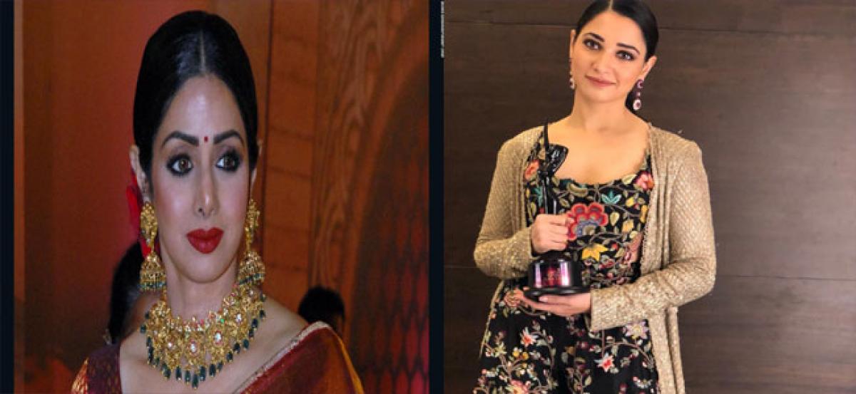 Tamannaah To Receive Sridevi Award